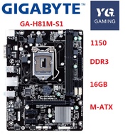 GIGABYTE GA-H81M-S1 Desktop Motherboard H81 Socket LGA 1150 i3 i5 i7 H81M-DS2  H81M-D2  H81M-S2PH  H
