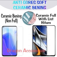 LAYAR Vivo Y04 Y04S Y29S Anti-Scratch Clear Ceramic Full Glue Cover Curve Tempered Glass Screen Guar