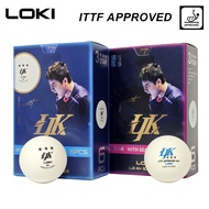 Original LOKI LJK 40+ Table Tennis Balls Liang Jingkun ITTF Approved Ping Pong Balls 3Star Trainning
