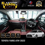 Toyota Yaris ATIV (2022) ฟิล์มกันรอยรถยนต์ ภายในรถ PianoBlack/จุดเสี่ยงภายนอก - by ARCTIC (โปรดระบุ่ส่วนที่ต้องการสั่ง) #ฟีล์มติดรถ #ฟีล์มกันรอย #ฟีล์มใสกันรอย #ฟีล์มใส #สติ๊กเกอร์ #สติ๊กเกอร์รถ #สติ๊กเกอร์ติดรถ