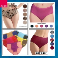 MAXI PANTY 5in1 AVON : Set Seluar Dalam Wanita 5 in 1