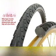 Lốp Xe Đạp Không Khí 26 Inch 26x1.95 Lốp Xe Đạp Ngoài Mặt Cứng Không Cần Bơm Hơi Phụ Kiện Xe Đạp Khá