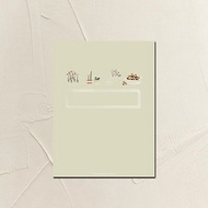數位 數位 花草系列粉黃-電子筆記本