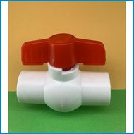 WHITE PPR PIPE FITTINGS BALL VALVE PN25 20mm