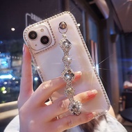 Fashion Rhinestone Wristband Phone Case for Oppo Reno 14F Reno 14 13 Pro 13Pro 13F Reno14Pro Reno13F
