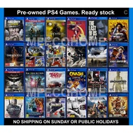 Original PS4 Pre Owned Used The Last of Us God of War Batman PlayStation PHYSICAL DISC Games PS5 C