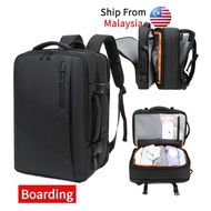 Ready Stock 40L travel backpack for men, waterproof, expandable, short-distance business backpack, f