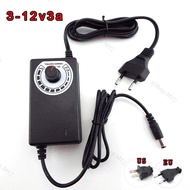 3V-12V 3A Universal Adaptor AC to DC Adjustable Power Supply Transformer Electric Charger  MY9B2