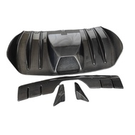 Top class carbon fiber rear diffuser spoiler side skirt tail accessories for Ferrari F430 body kit