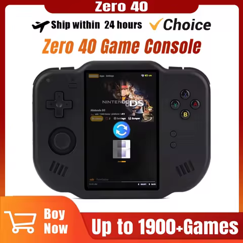 ZERO40 Video Game Console 4'' IPS Multi-touch Screen A133P Android System Support Wifi Bluetooth Vib