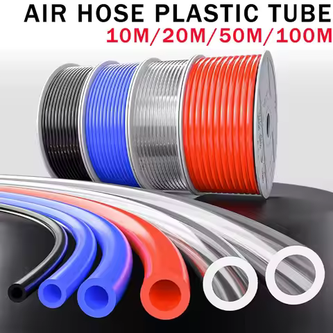 10m/20m/50m/100meters Pneumatic Air Hose Plastic Tube 4mm 6mm 8mm 10mm 12mm Air Hose Tube Pneumatic 
