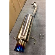 HONDA JAZZ GK5 KK POWER EXHAUST MUFFLER TITANIUM TIP AFTERMARKET PARTS