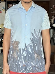 Paul Smith Junior 叢林印花短袖襯衫 16A