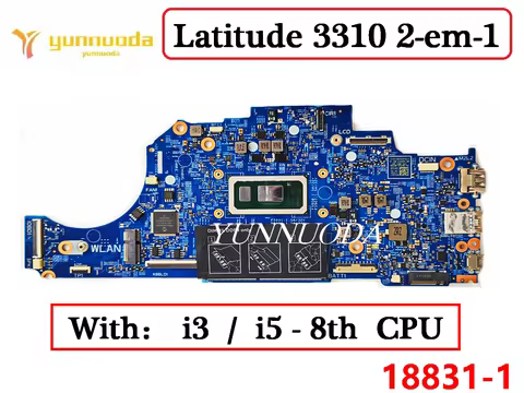 18831-1 for Dell latitude 3310 2-em-1 Laptop Motherboard with 4305U 5405U I3-8145U I5-8365U CPU 100%