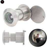 XS 28mm / 1.1inch 220 Degree Solid Brass Door Viewer for 1.56inch to 2.24inch Doors Thickness  Brush