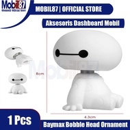 Baymax Shaking Head Ornament Car Accessories Baymax Cute Cartoon Bobblehead Doll Toy Car Accessories