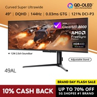 PRISM+ 49AL | 49" 144Hz Curved Ultrawide OLED 0.03ms 148% sRGB Gaming Monitor [5120 x 1440]