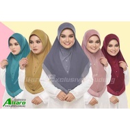 BORONG ALFARO Tudung Sarung Plain Double Layer Saiz M L XXL 2XL XXXL 3XL