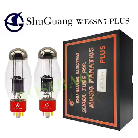 Shuguang WE6SN7 Vacuum tube PLUS Upgradat 6N8P 6H8C CV181 6SN7 Electron Tube Amplifier Kit HIFI Audi