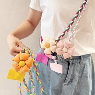 🌸SG SELLER🌸 Plush Toy Thick Handphone Crossbody Sling| Lanyard| Handphone Case| 110cm