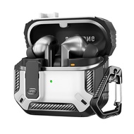 Sanptoch Ốp lưng Samsung Galaxy Buds 3 & Buds 3 Pro kèm kẹp khóa an toàn & Ốp Bộ vệ sinh toàn thân c