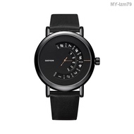 ⌚ Wrist watch New Mens Fashion Creative Roulette Time Quartz Watch Alloy Case Simple and Atmospheric