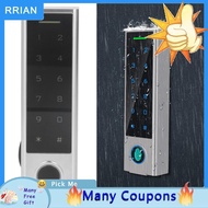 rrianfo gernie Fingerprint Access Controller Waterproof Lock Metal Water Resistant Keypad Em Card fo