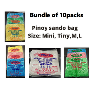 10pack Assorted Color Sando Plastic Bag Buy Pinoy Plastic Bag Pinoy Brothers Per Bundle 400-420pcs