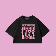 MADMAN Croptee BLACKPINK | KPOP Concert | T-shirt | Black crop top | CRP WO BP-3