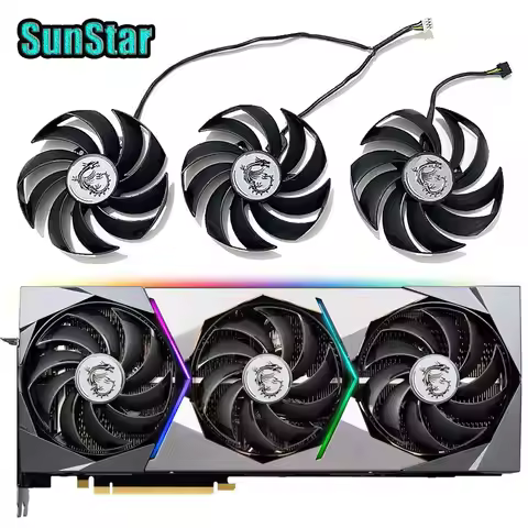 GPU NEW RTX3080 RTX3090 95MM PLD10010B12HH Video Card Cooling Fan For MSI RTX 3070 3070TI 3080 3080T