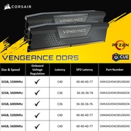 Corsair Vengeance 32GB/64GB DDR5 6000Mhz/5600Mhz/5200Mhz DIMM AMD EXPO Desktop PC Dual Kit RAM Memor