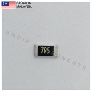 10PCS Taiwan-Grade 7.5R ±5%, 0603 SMD Resistor (7R5)