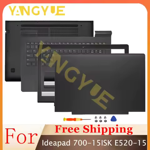New Replace Iaptop Case For Lenovo Ideapad 700-15ISK E520-15 Rear Lid TOP Case LCD Back Cover 5CB0K8