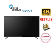 [FREE SHIPPING] Sharp  AQUOS 60 Inch 4K UHD Android TV 4TC60CK1X