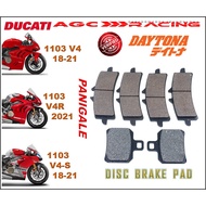 DUCATI DISC BRAKE PADS PANIGALE 1103 V4 PANIGALE 1103 V4 R PANIGALE 1103 V4 S BEST QUALITY
