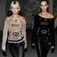 [SIIS] Off-the-Shoulder Top Oblique Shoulder Off-the-Shoulder Top Off-the-Shoulder Top Off-the-Shoul