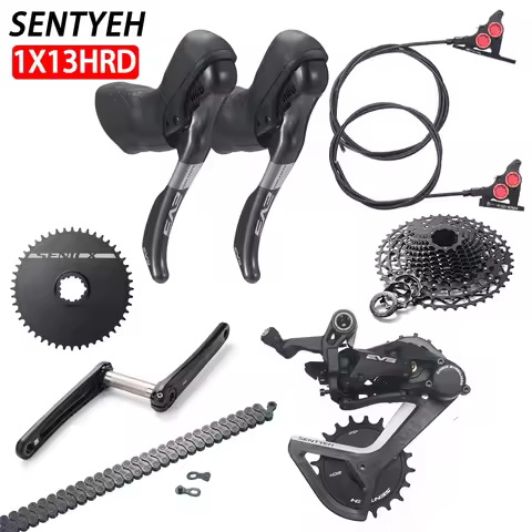 2026 New SENSAH G13 HRD Disc 1x13s Gravel-bikes Cyclo-Cross Hydraulic Disc Brake Groupset,13S casset
