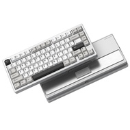 Womier RD75 Pro คีย์บอร์ดแบบกลไกอลูมิเนียมสีเบจไร้สาย75% Qmk/via ชำระคืนได้อย่างรวดเร็ว3โหมดแป้นพิมพ