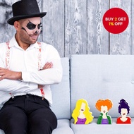 Halloween Table Decoration: Witches Wooden Signs, Hocus Pocus Wood Decor  Hiasan Meja Halloween Tand