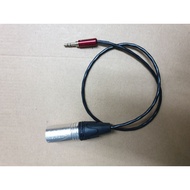 3.5mm to XLR male jack cable 50cm long