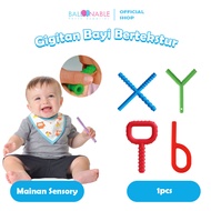 Theeter Speech Delay GTM Stimulation/ Oramotor Sensory/ Textured Baby Teether/ by Balloonable
