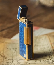 英國Dunhill深藍七寶燒漆面打火機