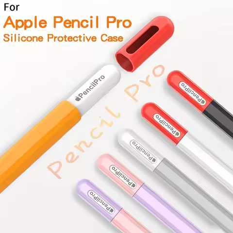 For Apple Pencil Pro Color Matching Soft Silicone Ultra Thin Protective Cover for iPad Pencil Pro Sh
