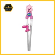 [edison] 3D Stainless Steel Training Chopsticks Stage 1 Right-Hand, 1pc / Korean Training Chopsticks