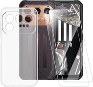 ESACMOT Clear Case Compatible with IIIF150 Raptor LTD + [2 Pack] Screen Protector Tempered Glass, Sh