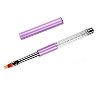 BQAN 1Pc Nail Ombre Brush Nail Art Gradient Painting Brush With Rhinestone Handle For Nail Design  For Gel Nails French Nails Artist Brushes Tools