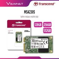 TRANSCEND MSATA INT SSD MSA230S / MSA220S SATA III 6GB/S, INTERNAL 3D NAND SOLID STATE DRIVE - 128G 
