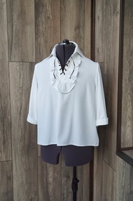 《柏德之門 3》角色 Astarion 白色襯衫 - Cosplay 服裝