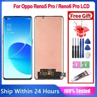 Original Screen For Oppo Reno5 Pro / Reno6 Pro LCD Display Touch Screen Digitizer Assembly Replaceme