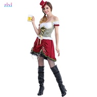 Halloween German Oktoberfest Costume Ding Dong Costume Tsingtao Beer Festival Costume Beer Girl Cost